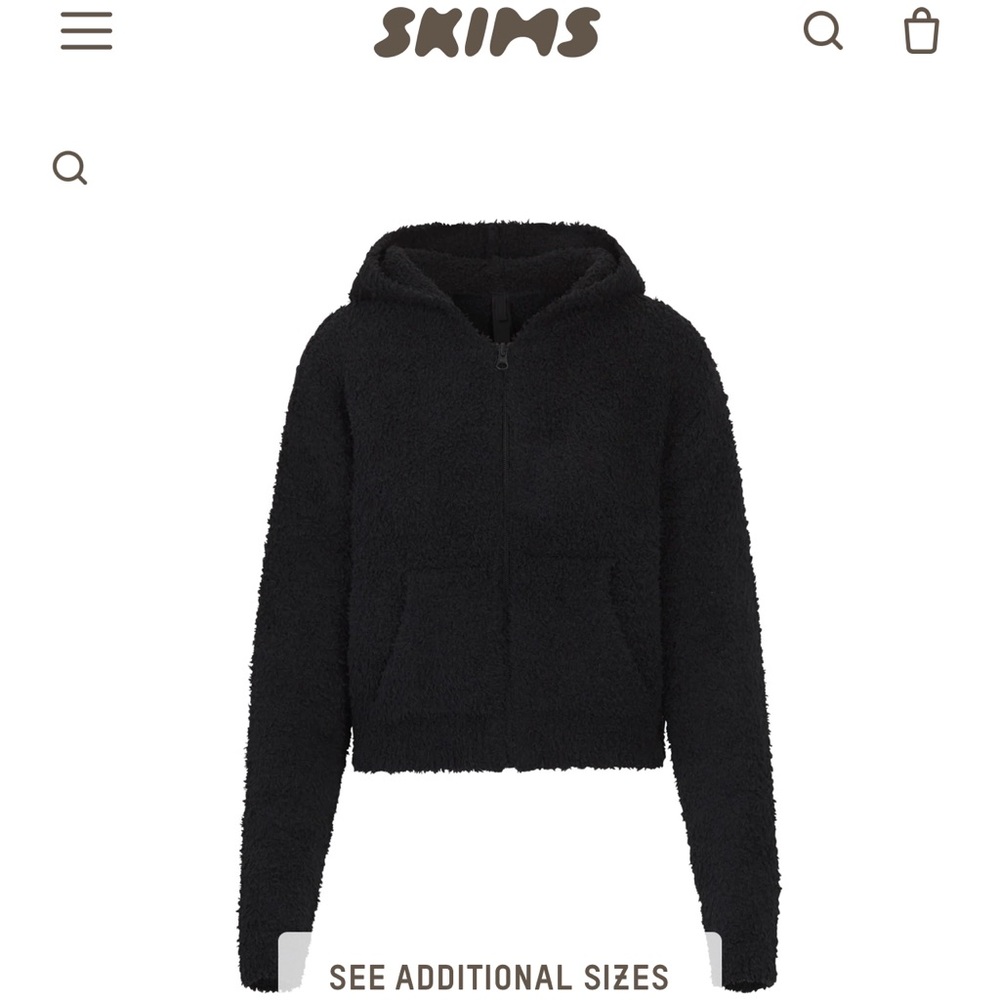 SKIMS cozy knit hoodie!